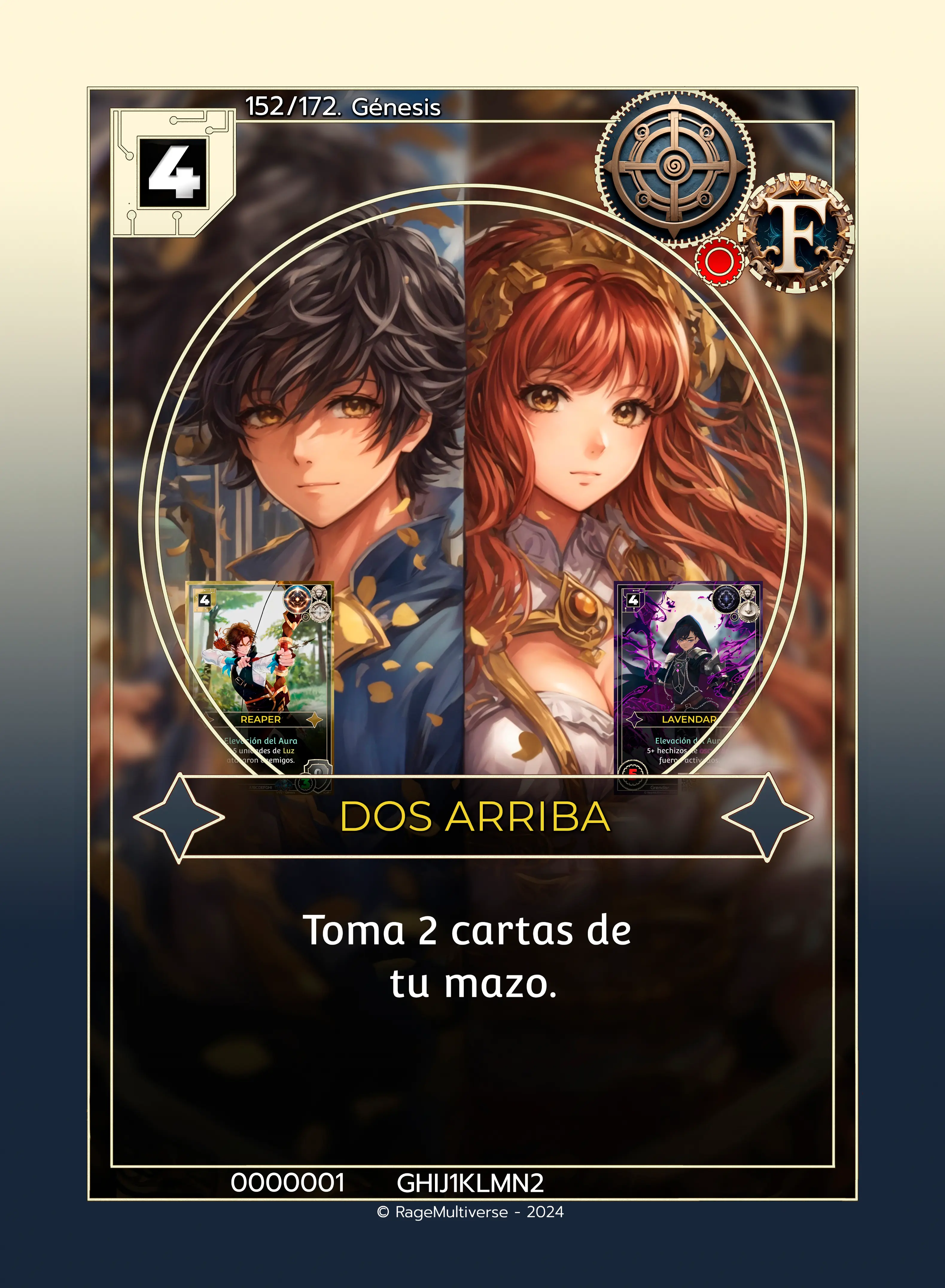 Dos arriba