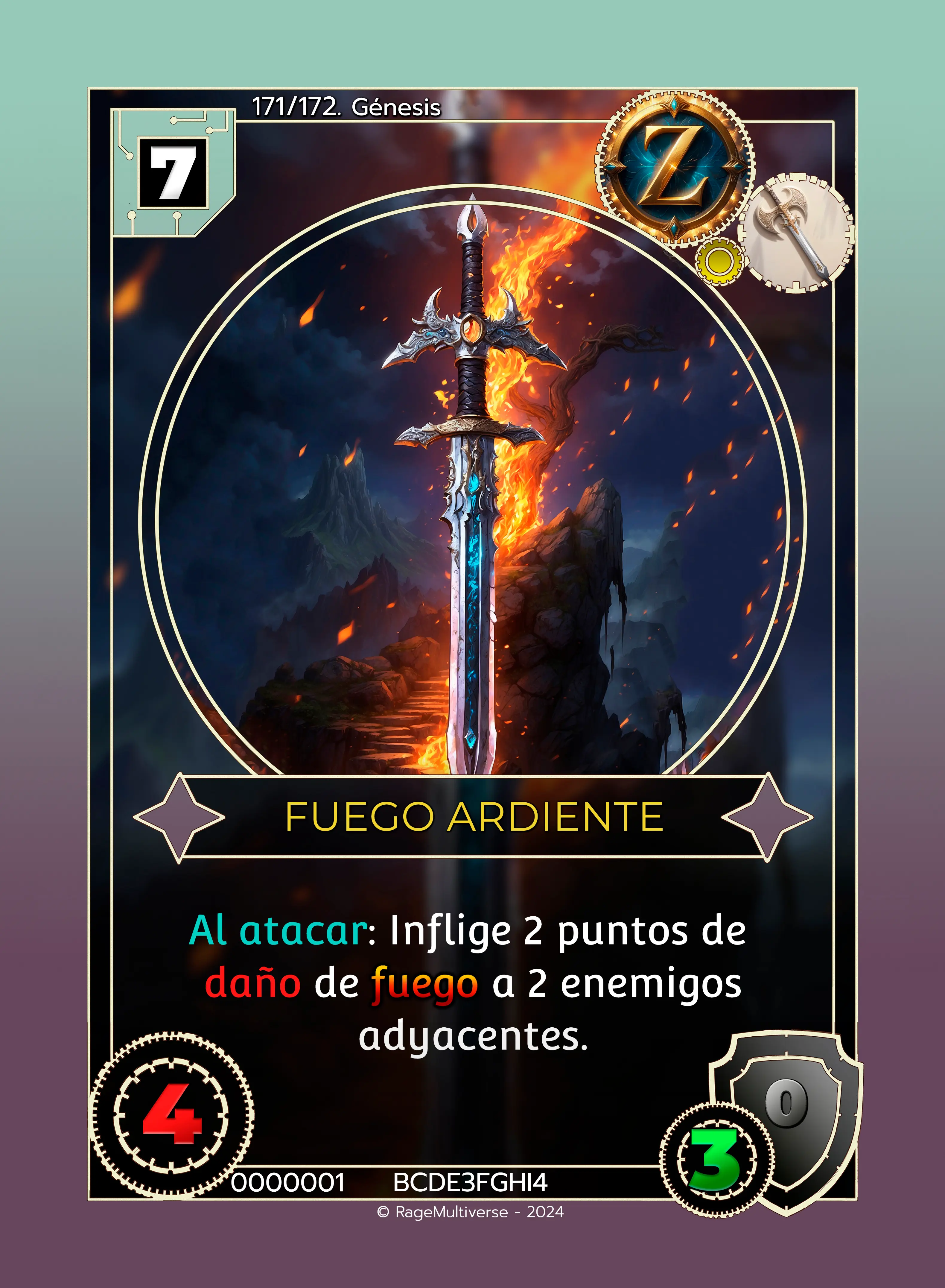 Fuego ardiente