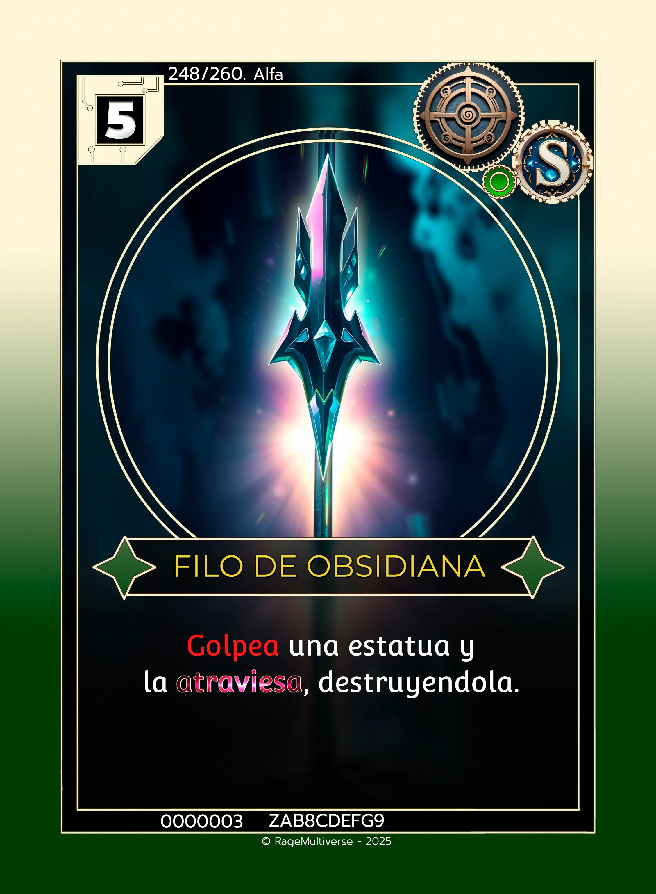 Filo de obsidiana