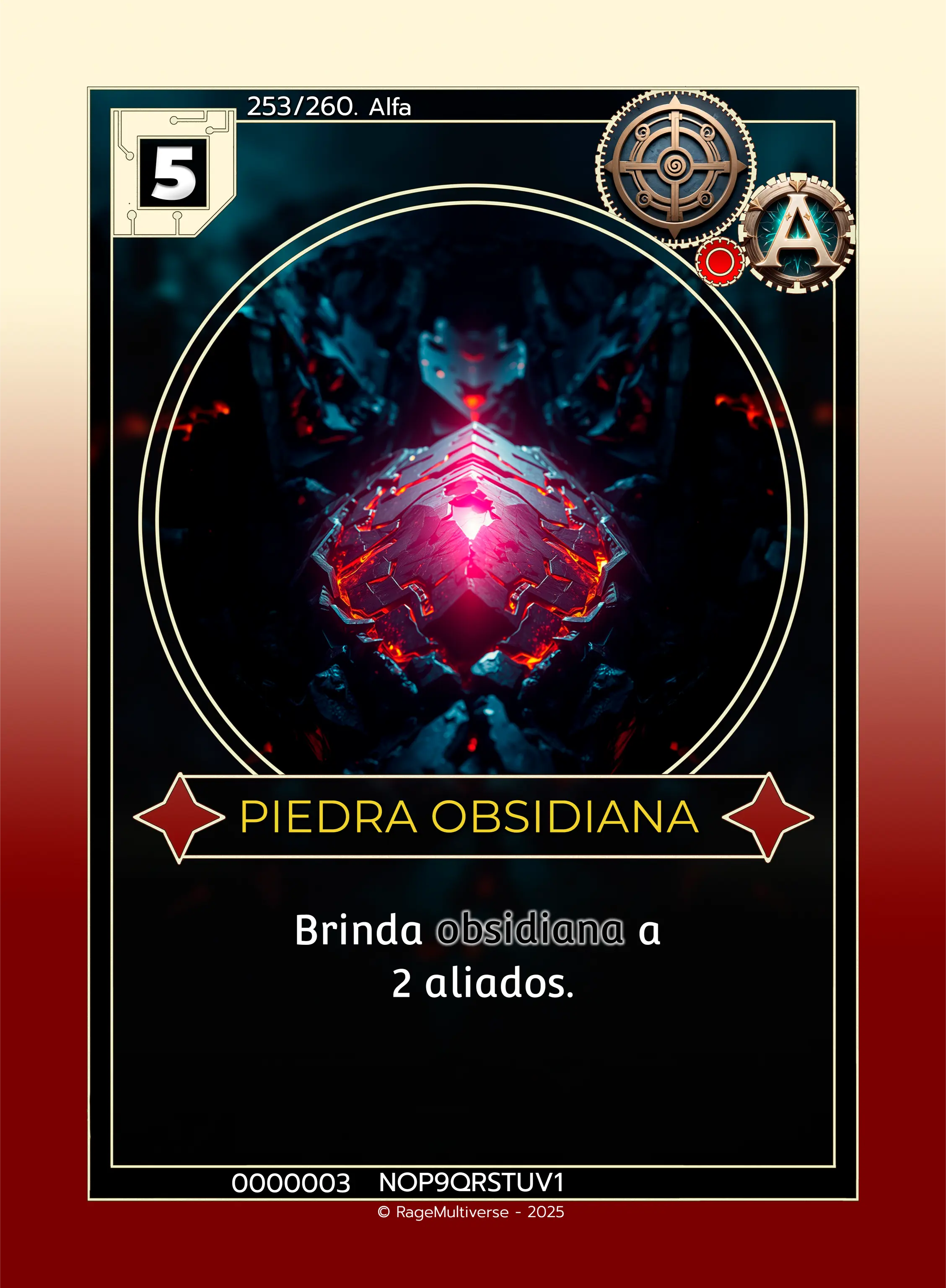 Piedra obsidiana
