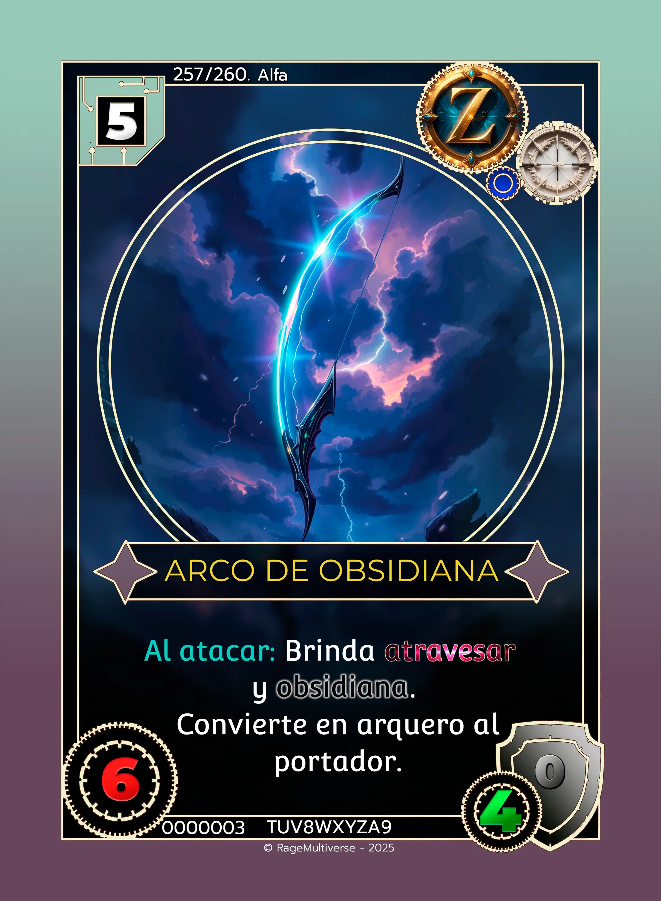 Arco de obsidiana