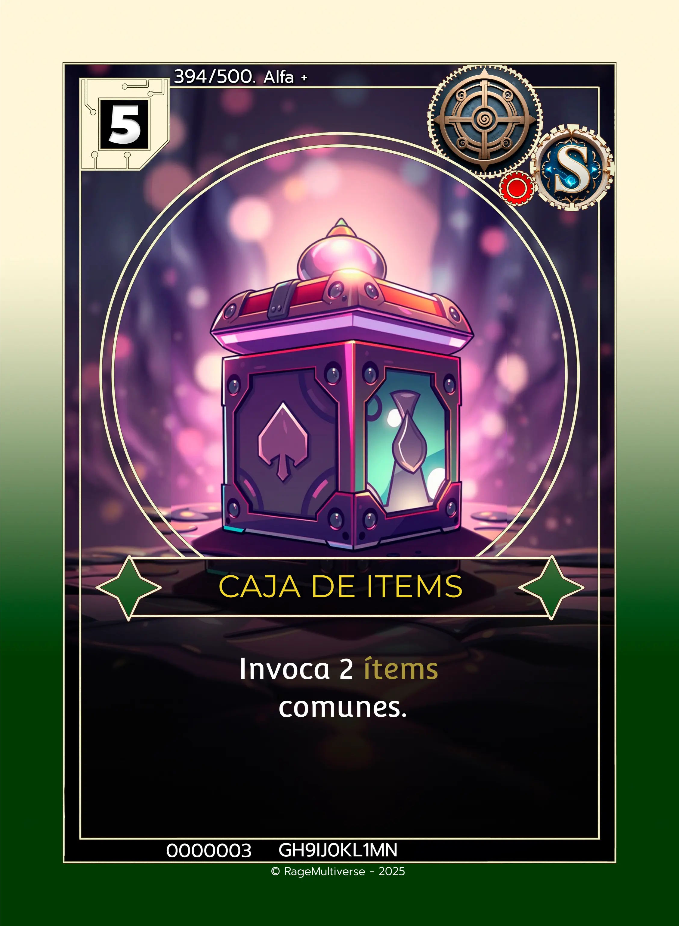 Caja de ítems