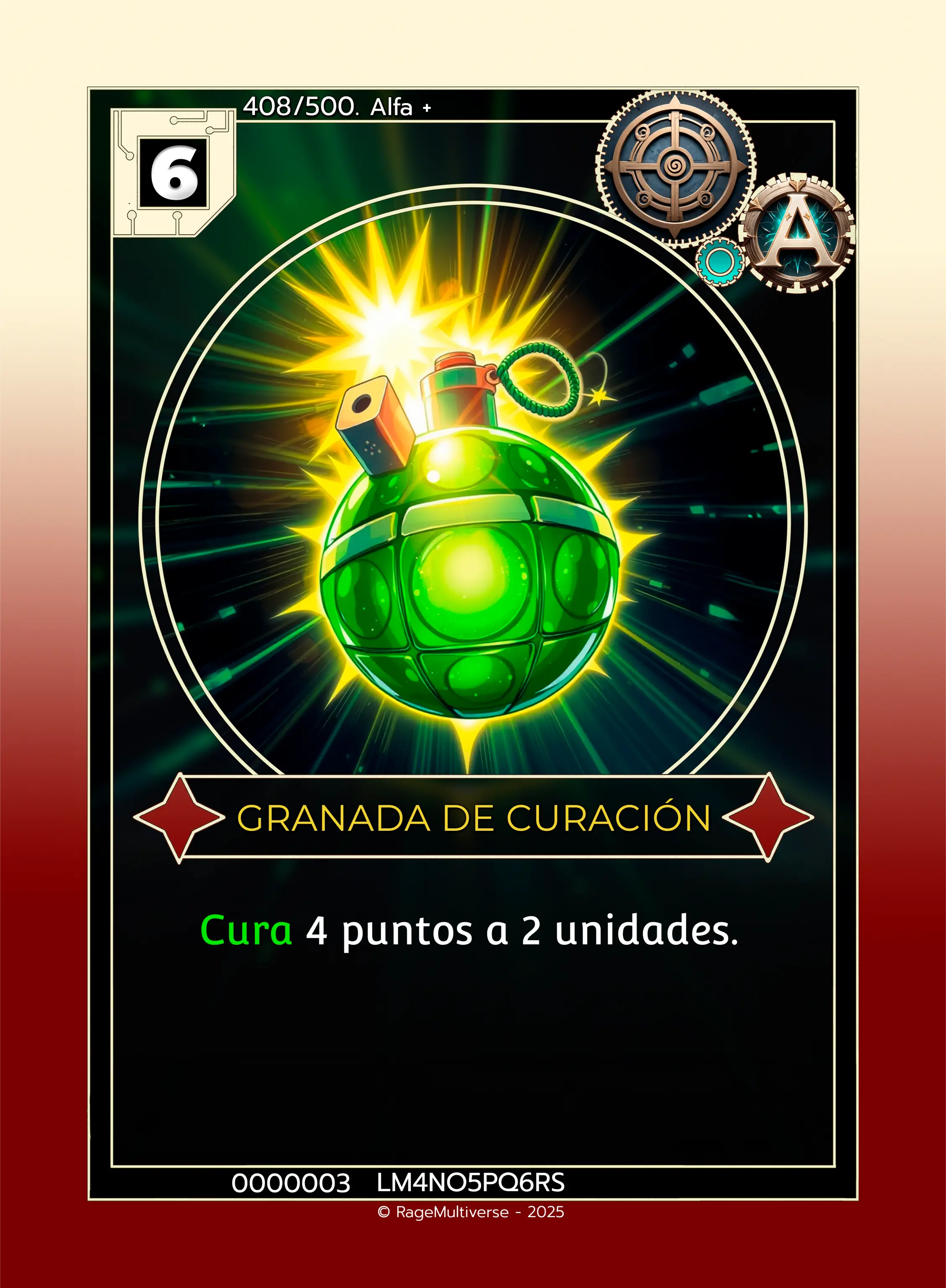 Granada de curación