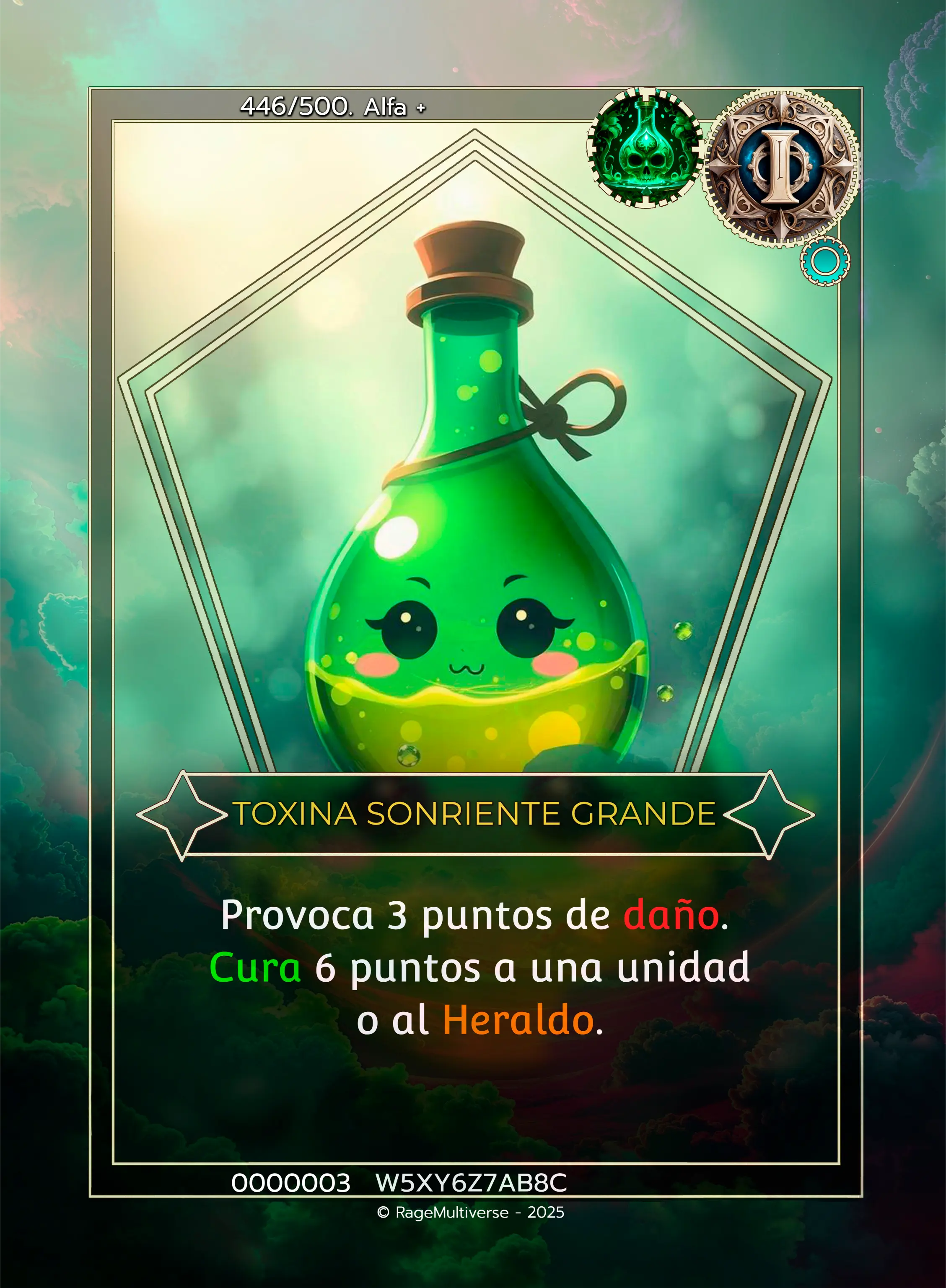 Toxina sonriente grande