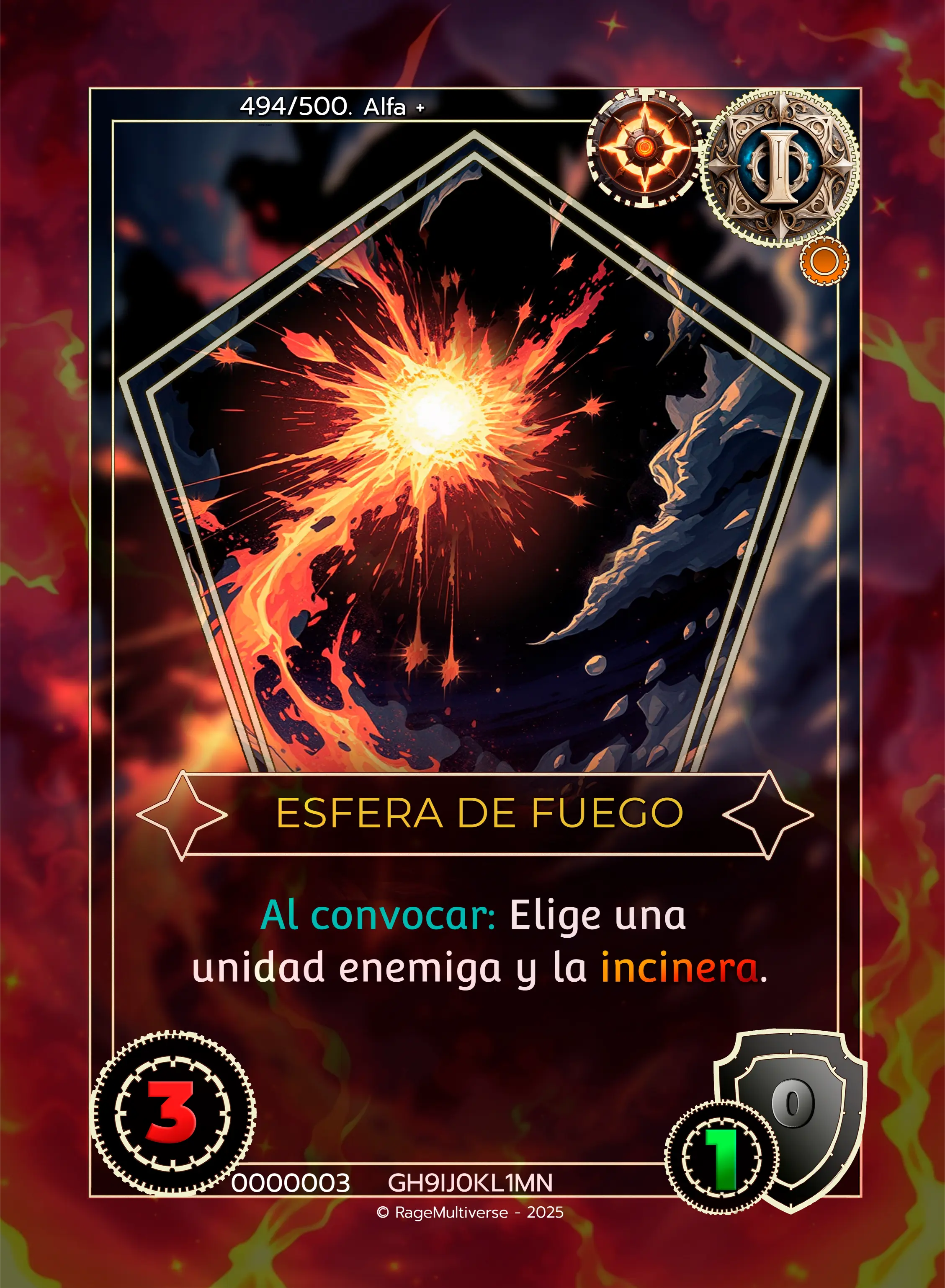 Esfera de fuego