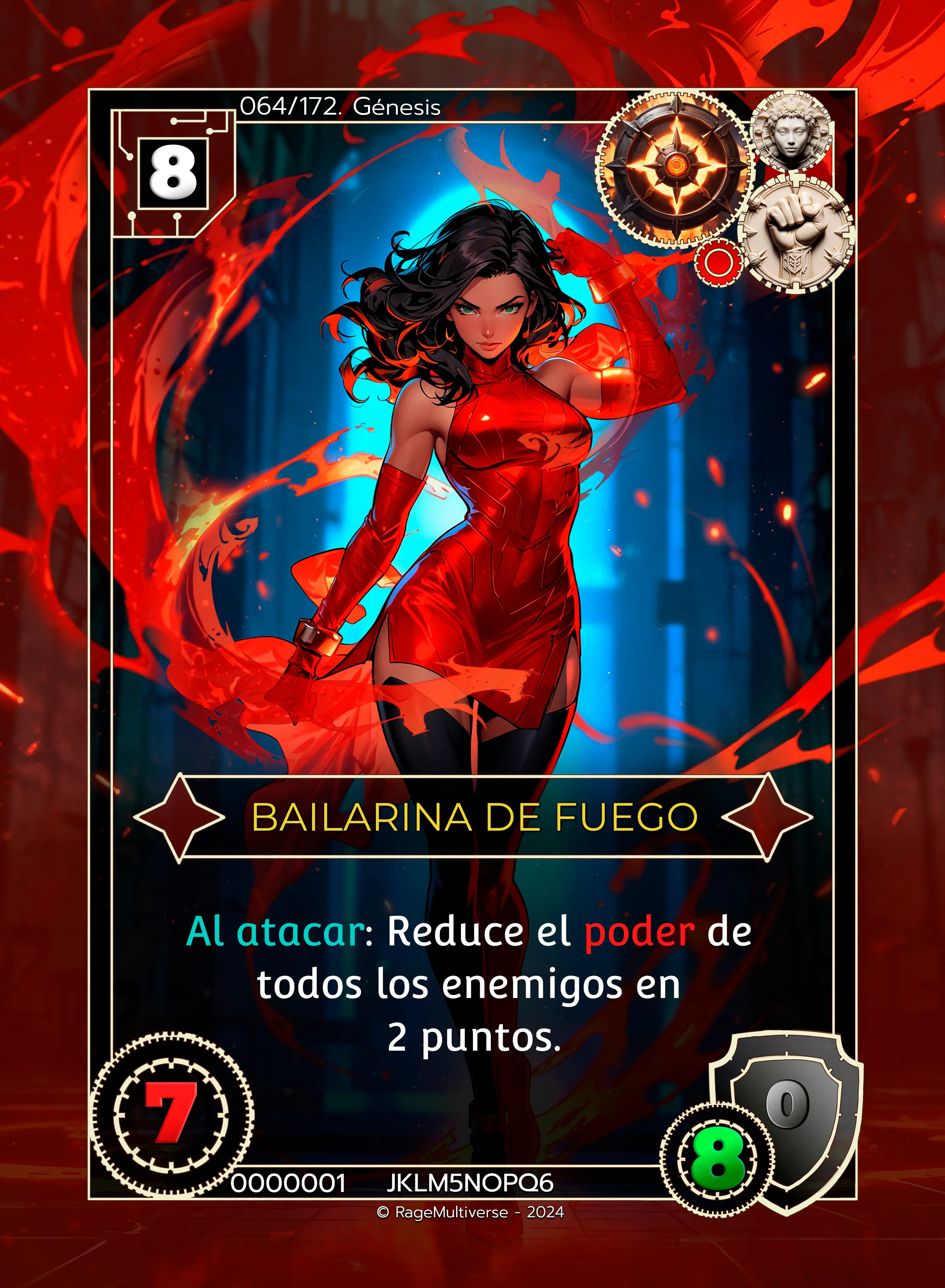 Bailarina de fuego