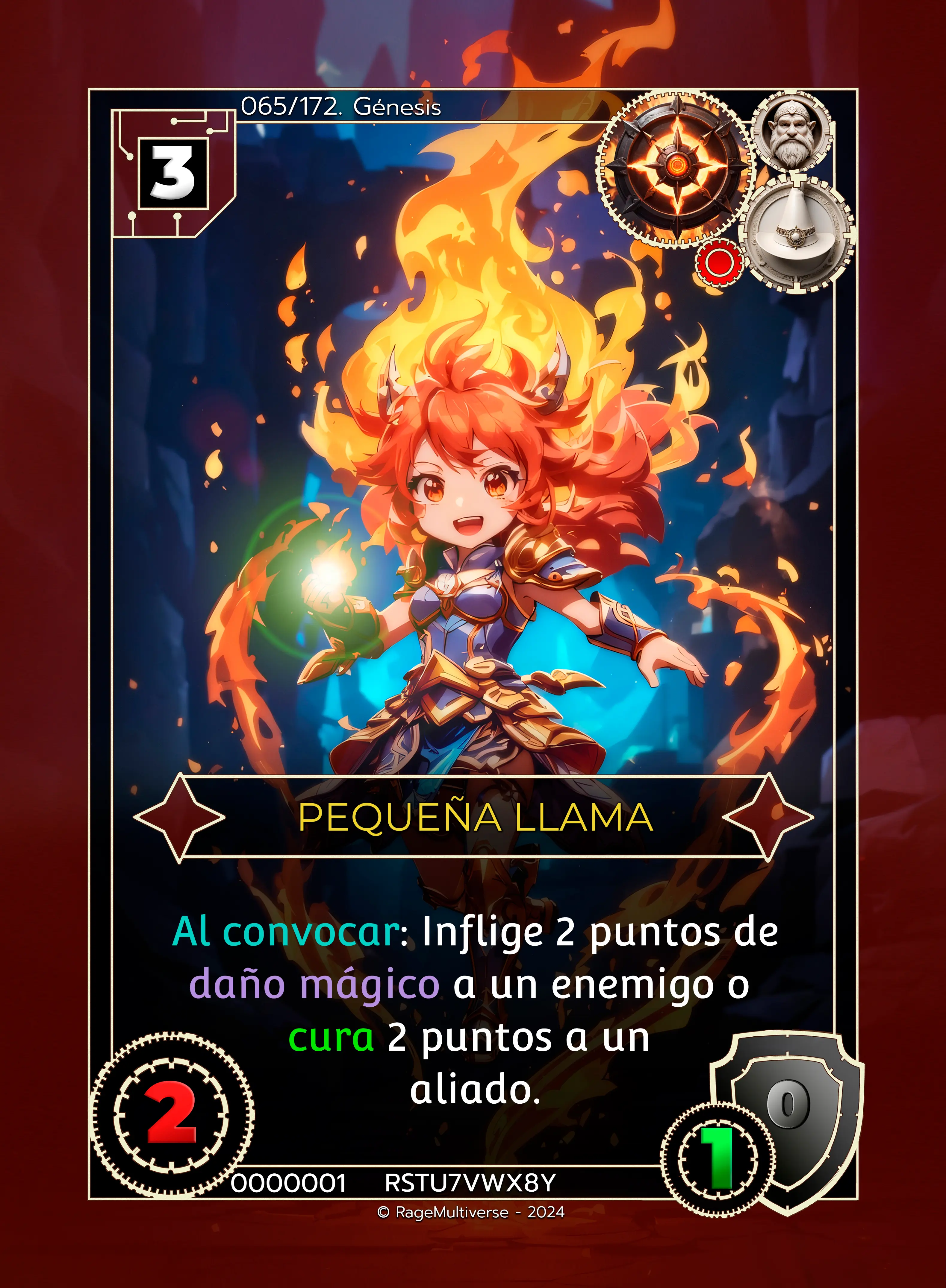Pequeña llama