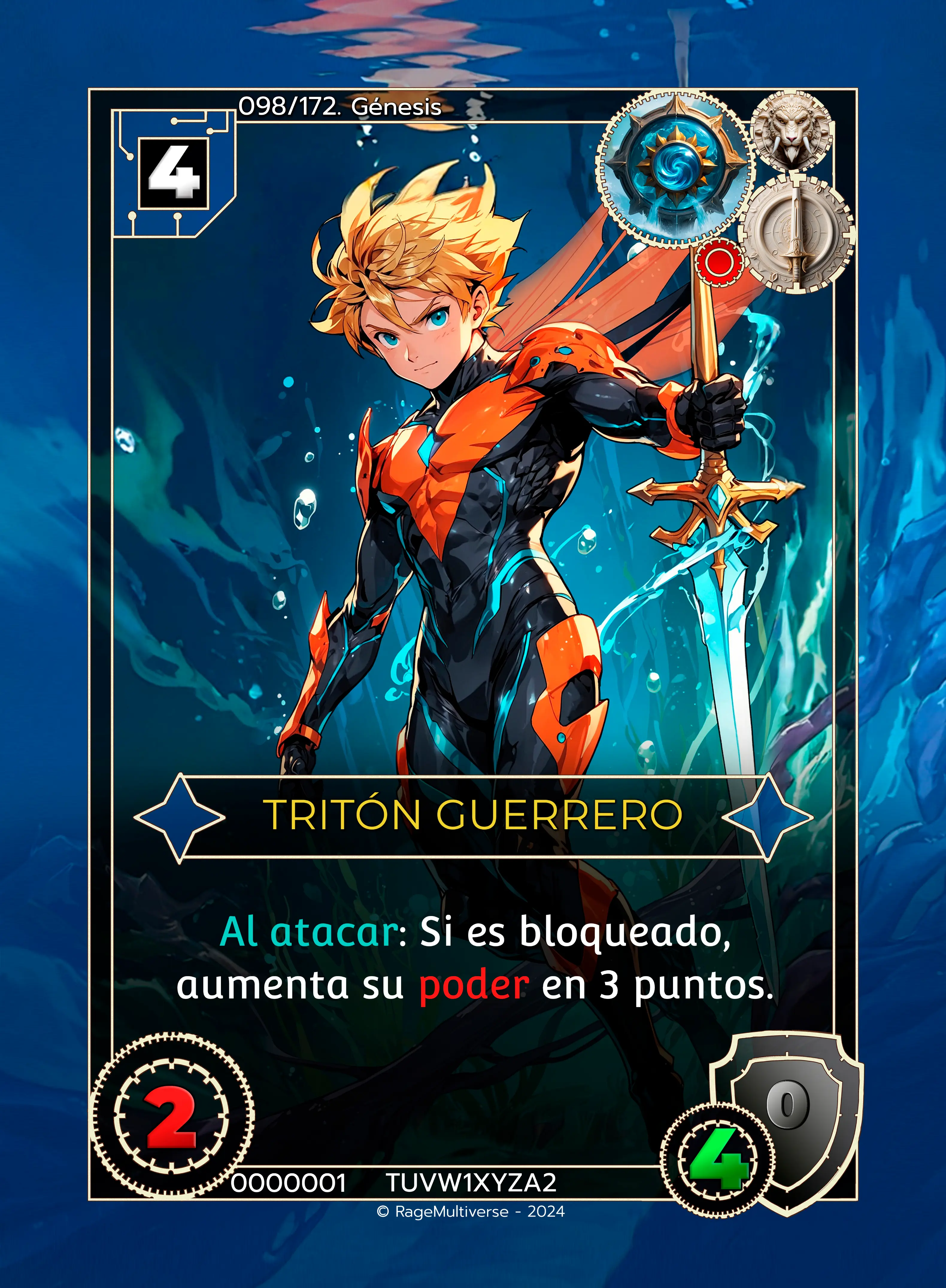 Triton guerrero